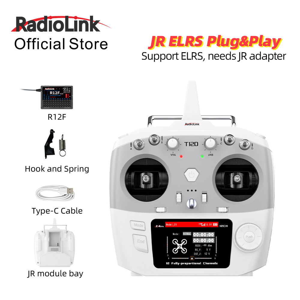 RadioLink T12D JR Modul 12CH 2 – Drone Gimbal Controller Bewertung und Preis
